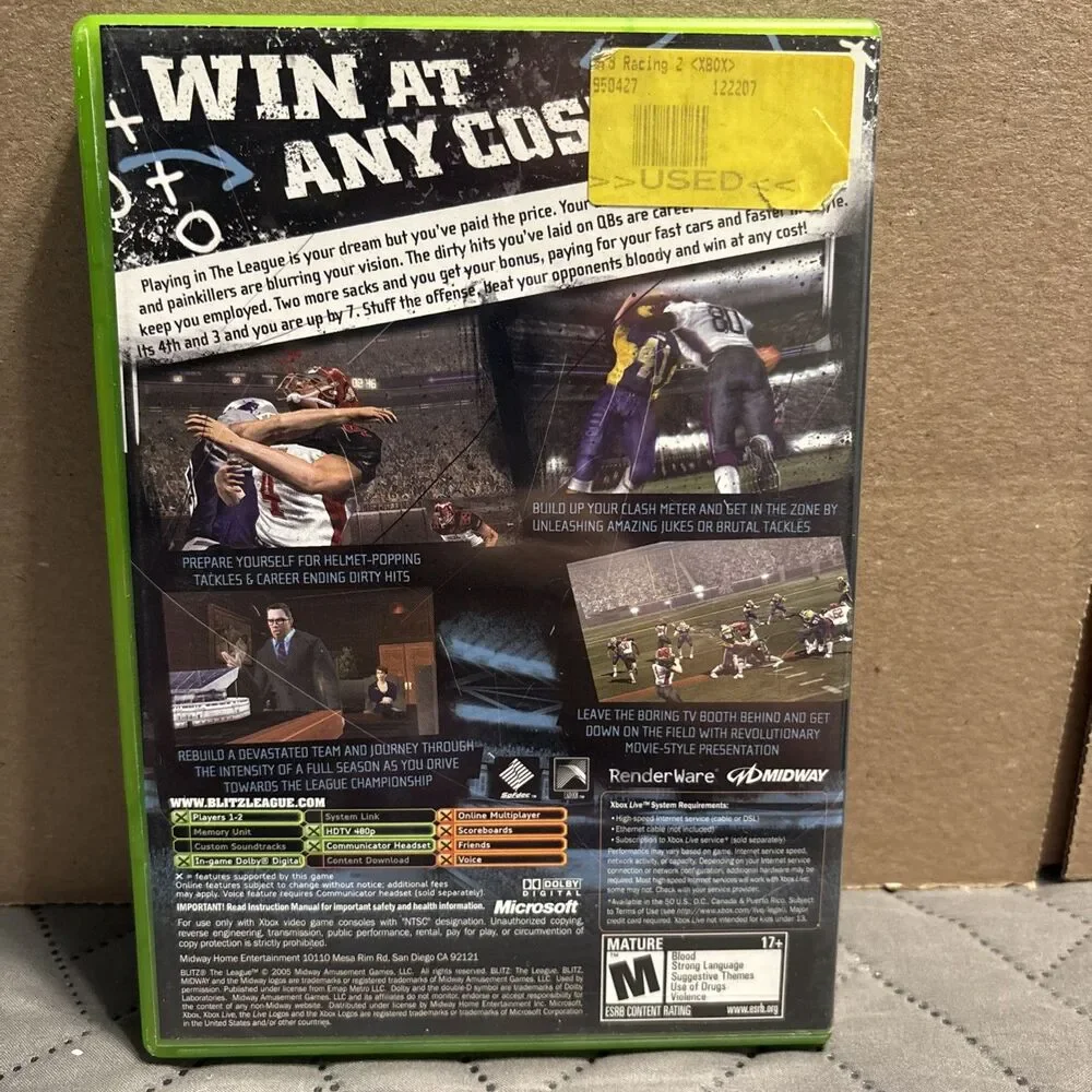 Blitz: The League (Microsoft Xbox, 2005)